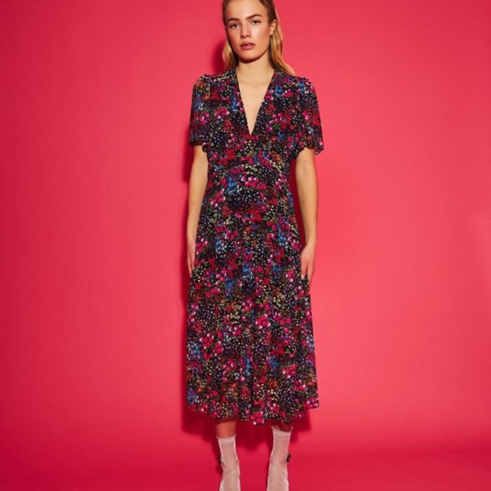 CRAS Cali Dress in Flower Field (NWT), Size 36
